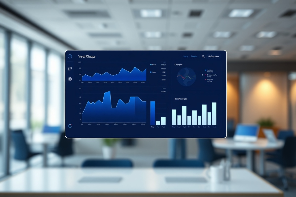 HyperSnap analytics interface displaying campaign performance metrics and geographic traffic distribution